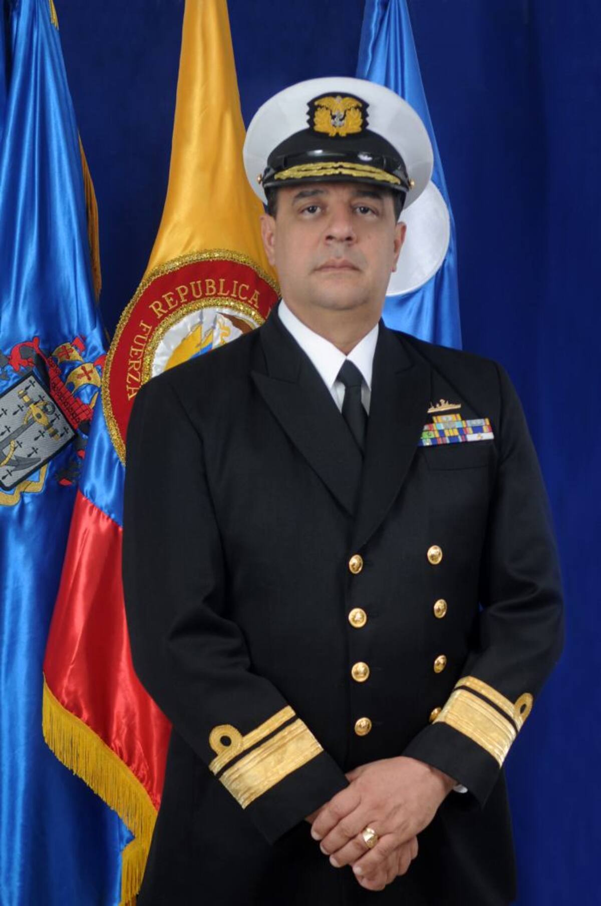 Contralmirante Leonardo Santamaría Gaitán, comandante de la Fuerza Naval del Caribe CORTESÍA