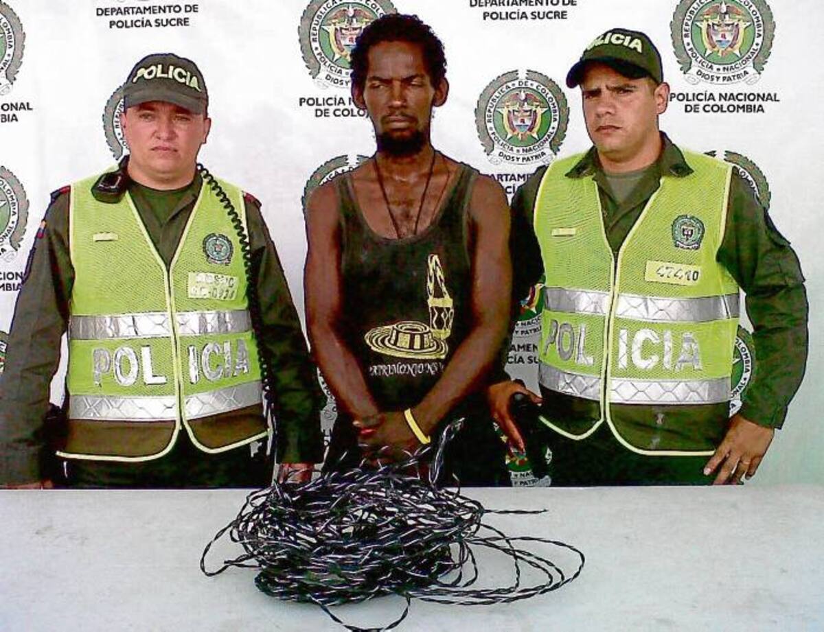 Argemiro José Sotelo Paternina, capturado.