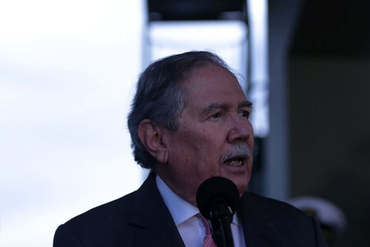 Posesión de Guillermo Botero, como nuevo ministro de Defensa. Colprensa.