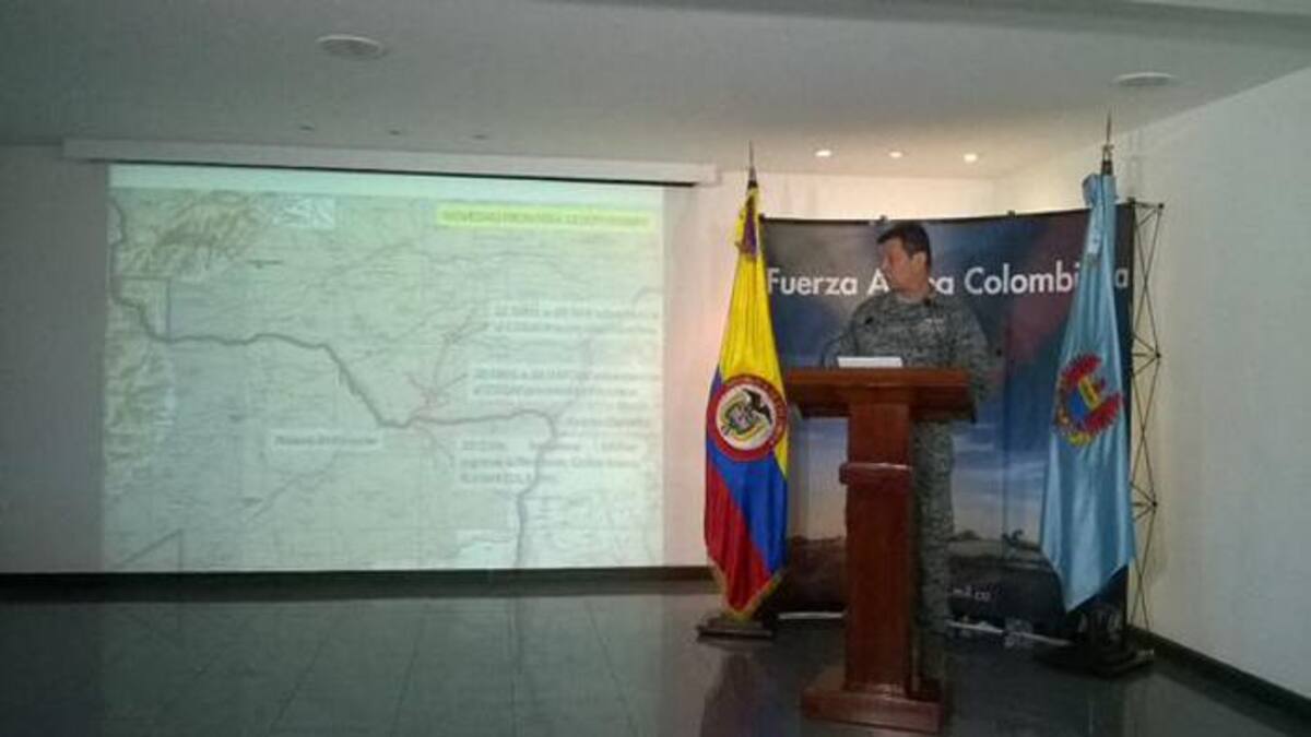 Comandante de la FAC, Carlos Eduardo Bueno, explica cómo fue la invasión de aviones militares venezolanos en el espacio aéreo colombiano. COLPRENSA