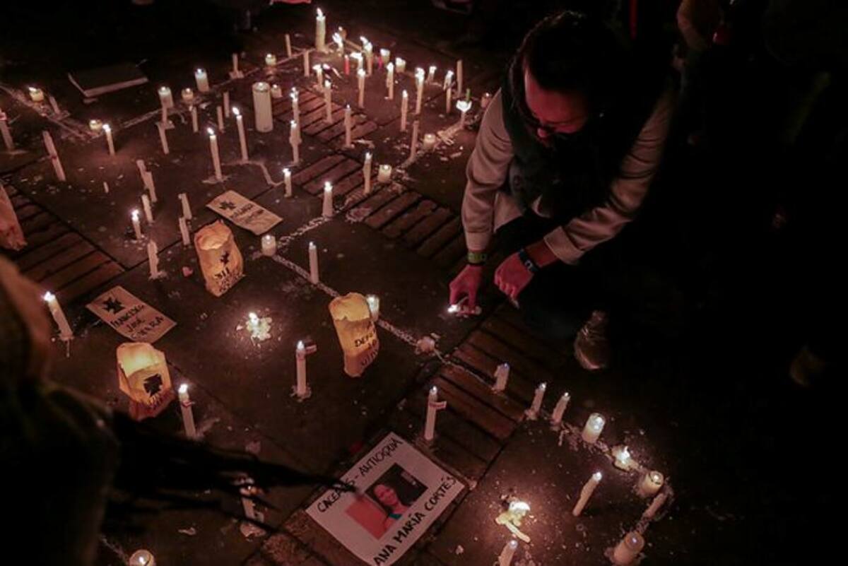 El pasado 6 de julio se realizó una 'Velatón Nacional' en rechazo a la muerte de líderes sociales en el país. Colprensa.