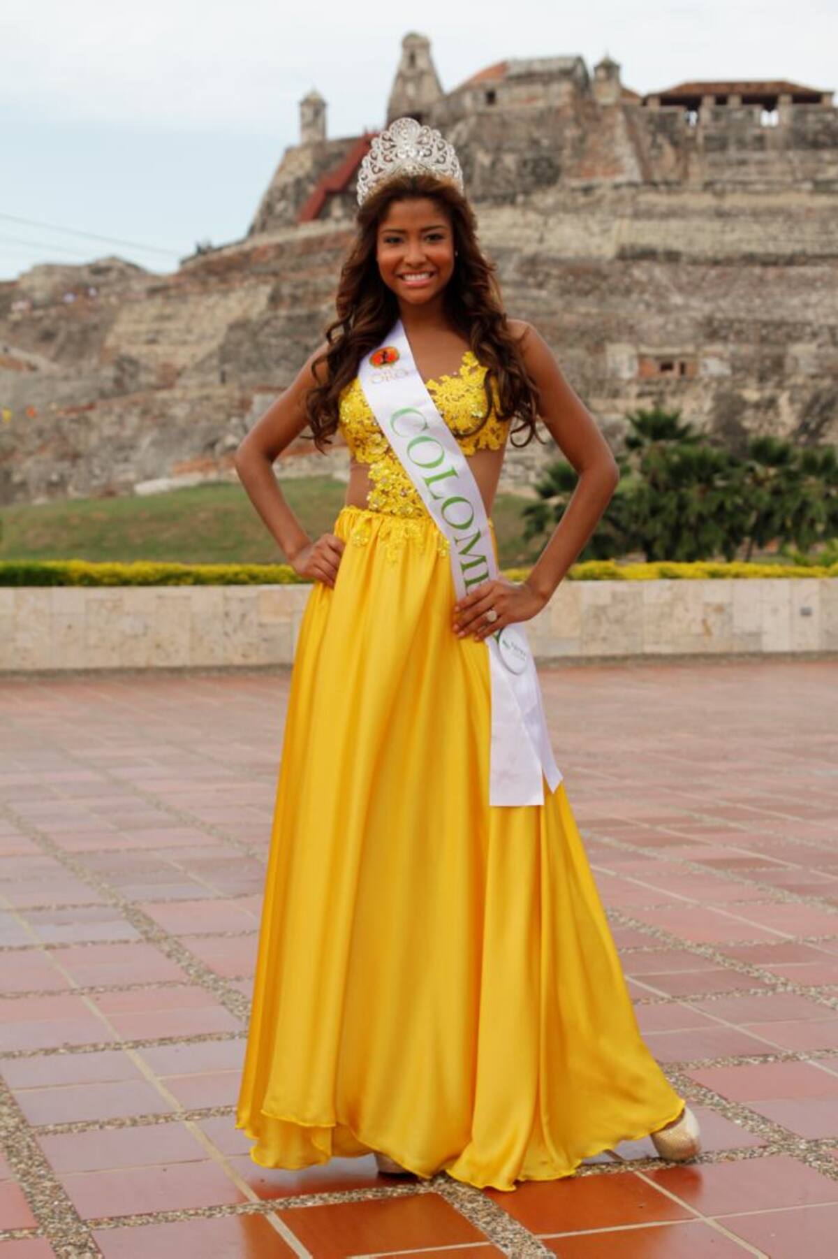 Roció días antes de viajar a República Dominicana para el Reinado Mundial del Oro.
