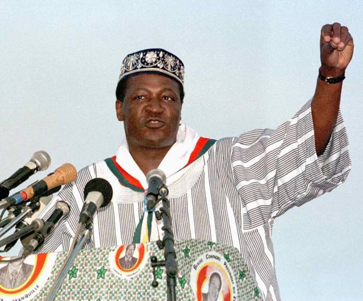 Blaise Compaoré, presidente burkinés. AFP ISSOUF SANOGO