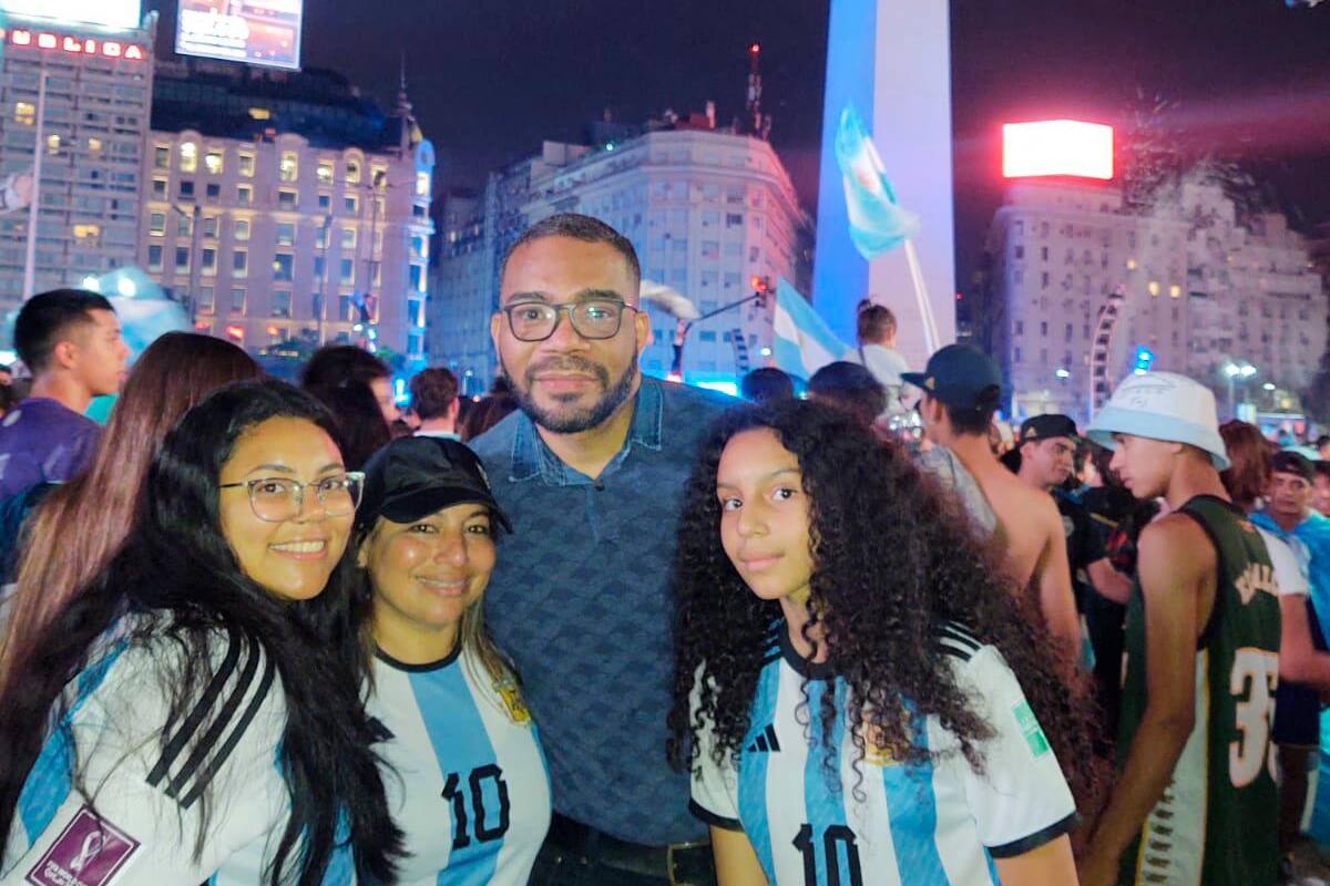 Fredy Jinete, un cartagenero que vive el Mundial en Argentina