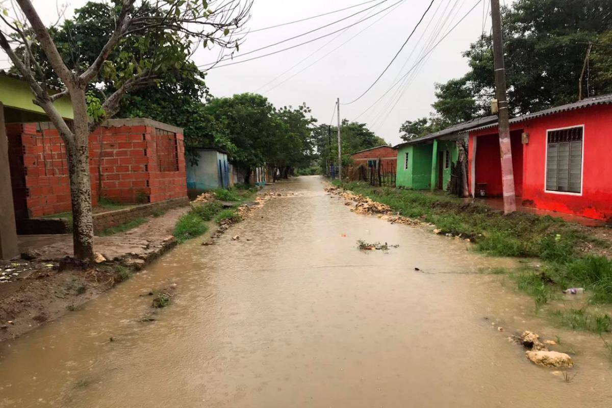 San Estanislao también está inundado