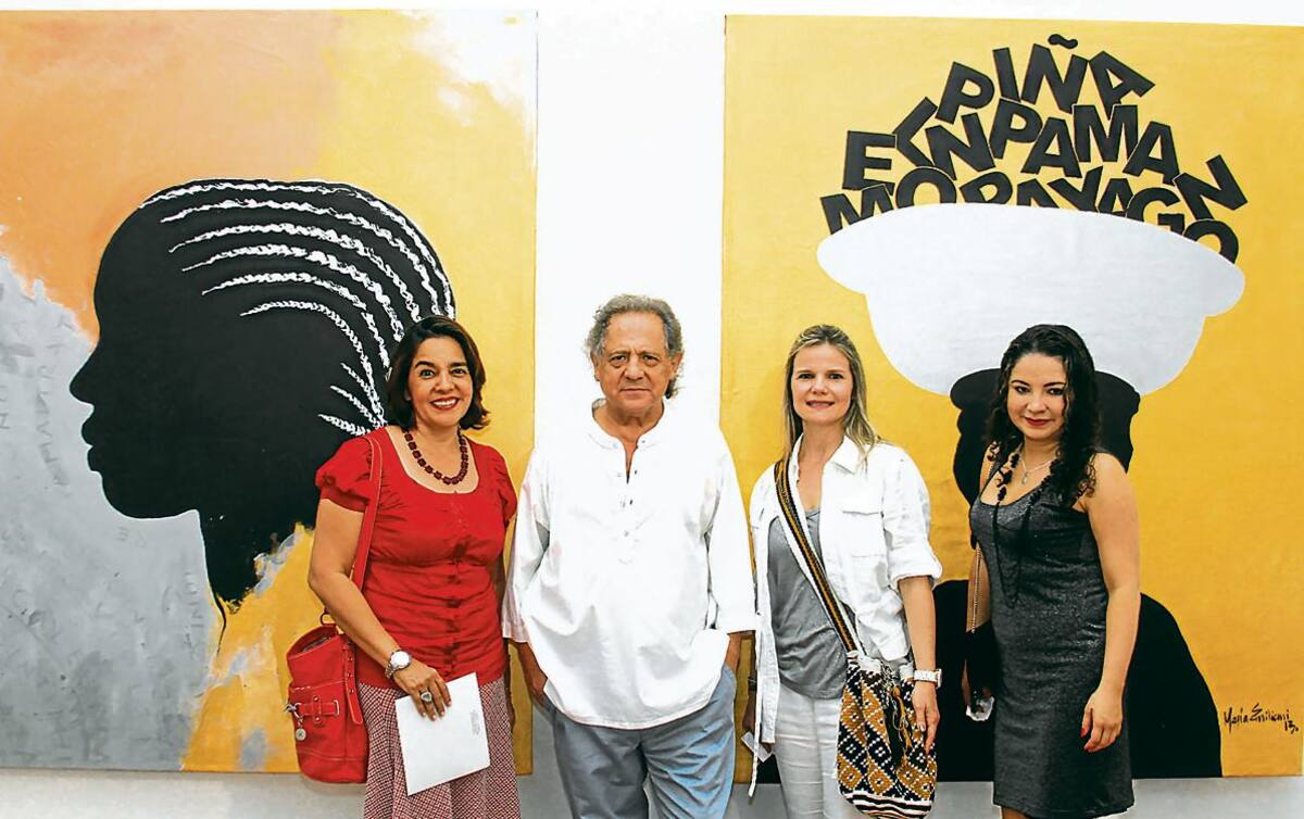 María Elena de Richadiello, Camilo Calderón, Ana María Mejía e Ivón Herreros. fOTOS MARUJA PARRA/EL UNIVERSAL/