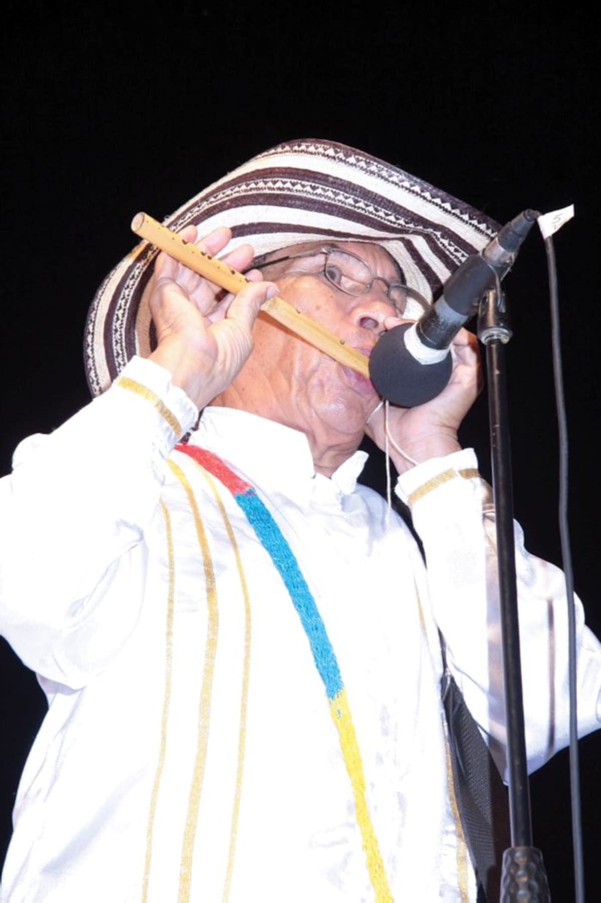 Pedro Ramayá Beltrán, el Rey de la Flauta de Millo. Colprensa
