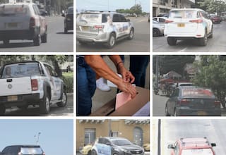 Ya no solo con cerveza y bolsas de cemento están captando votos en Cartagena