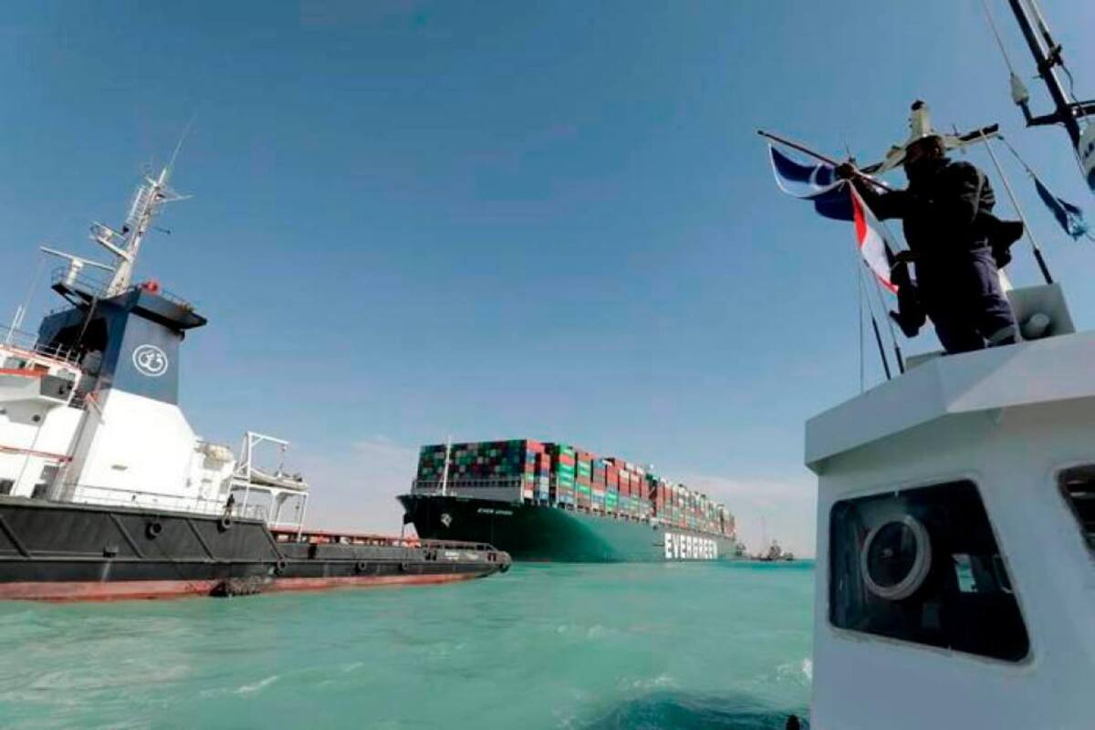 La Autoridad del Canal de Suez reclama 767 millones al “Ever Given”