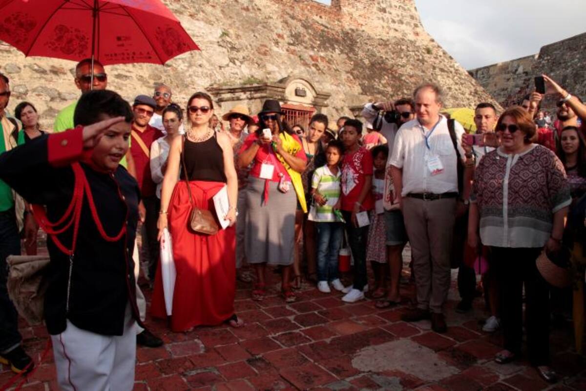 Con bandas de paz que interpretaron canciones del repertorio popular colombiano, se inauguró el encuentro sobre patrimonio. Zenia Valdelamar-El Universal