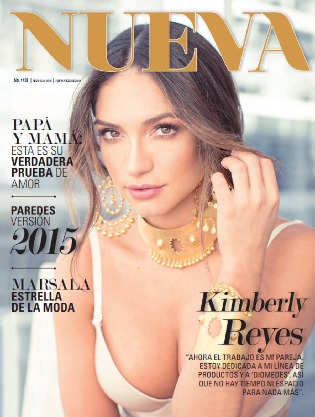 Portada de la Revista Nueva en su edición No.1403.