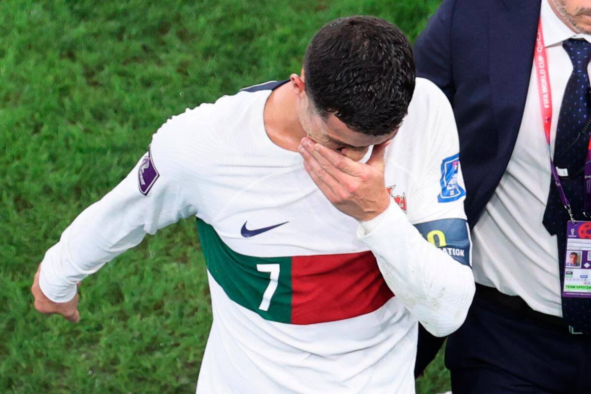 Crónica: Cristiano Ronaldo se fue llorando de su último Mundial