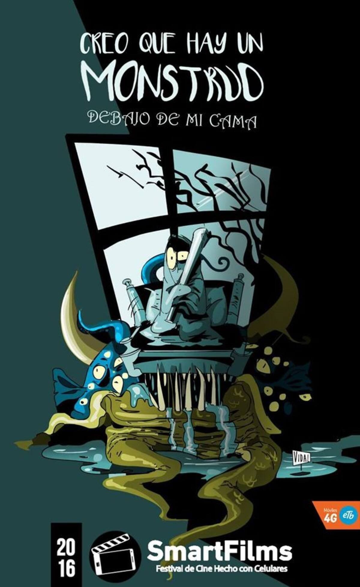 “Creo que hay monstruo debajo de mi cama”. Cortesía