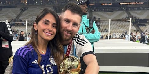 El emotivo mensaje de Antonela Roccuzzo a Messi tras despedirse de la Selección