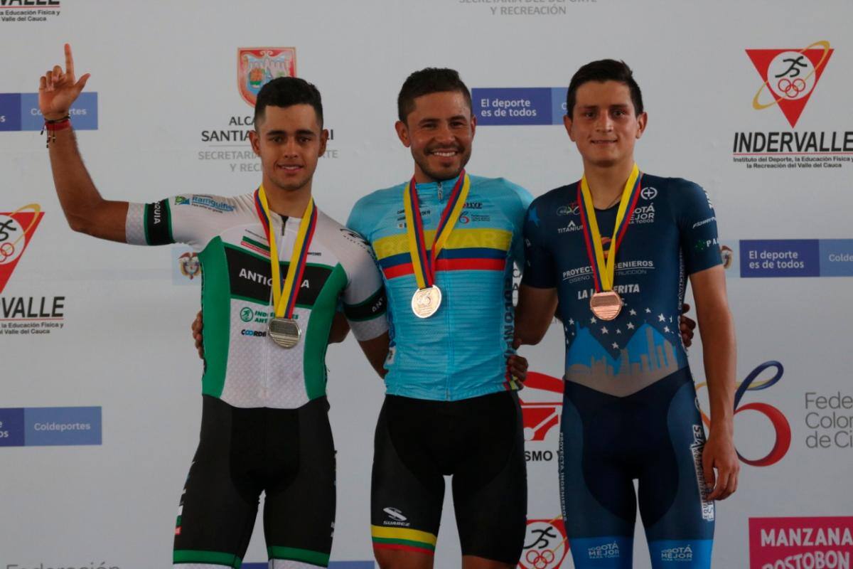 Histórico oro y bronce de Bolívar en los Nacionales de Ciclismo de Pista
