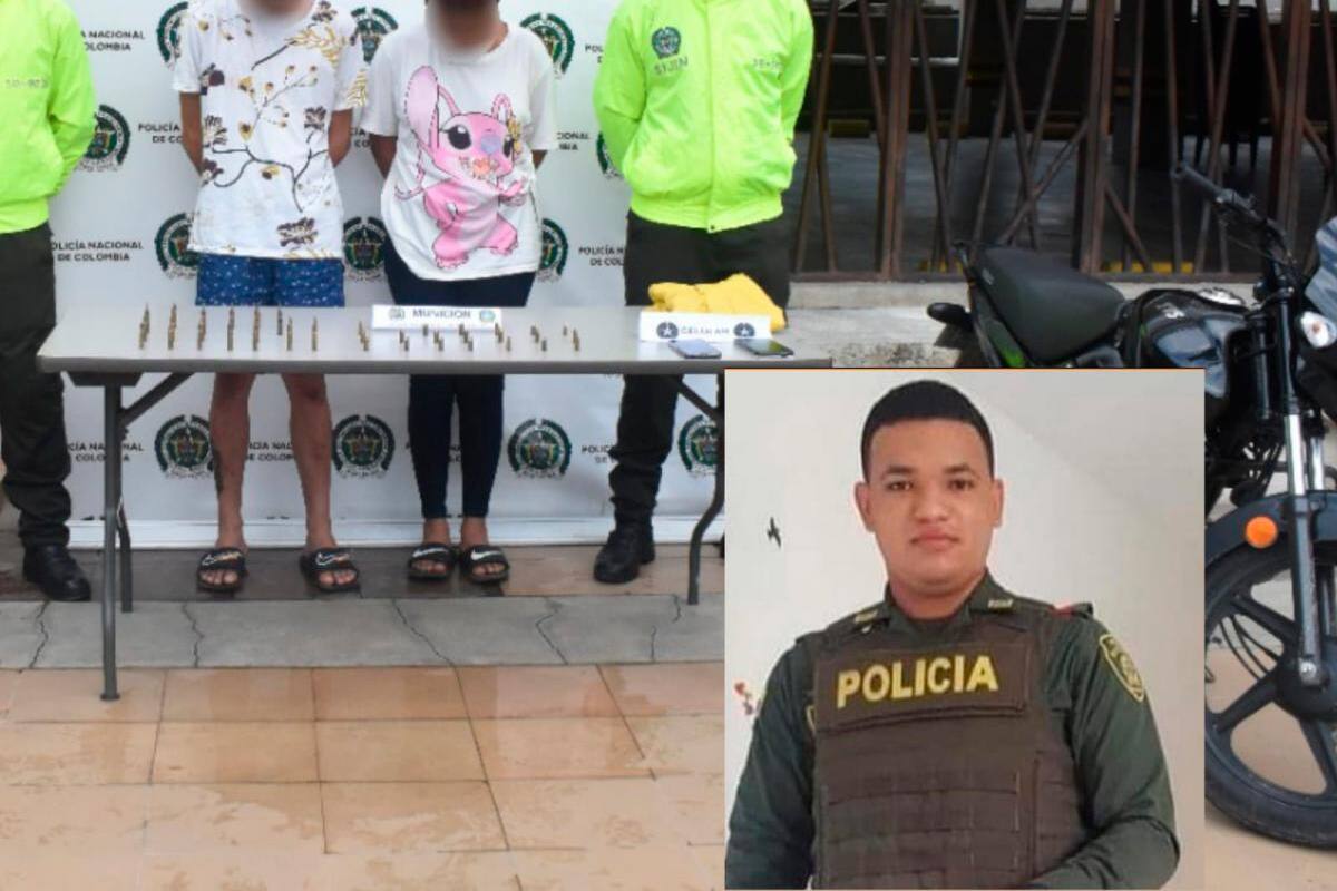 Cayó presunto sicario que asesinó al policía William Palacio en El Carmelo