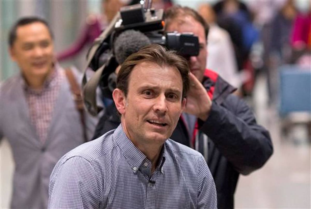 El corresponsal de la cadena británica BBC Rupert Wingfield-Hayes. AP