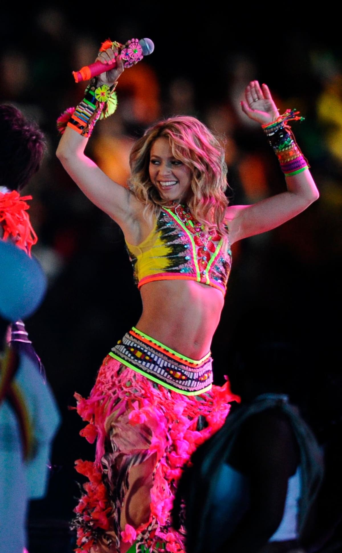 Shakira actúa durante la ceremonia de clausura de la Copa Mundial de Fútbol de la FIFA 2010. //Foto: archivo