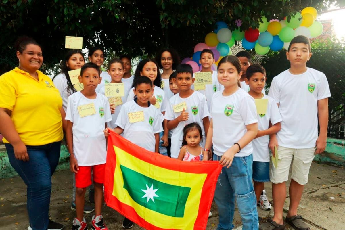 Esta es la primera Junta de Acción Comunal Infantil de Cartagena