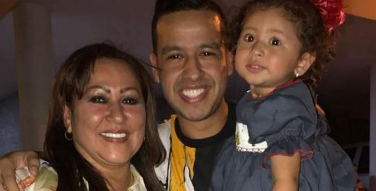 Martín Elías, su madre Patricia Acosta y su hija Paula. INSTAGRAM.