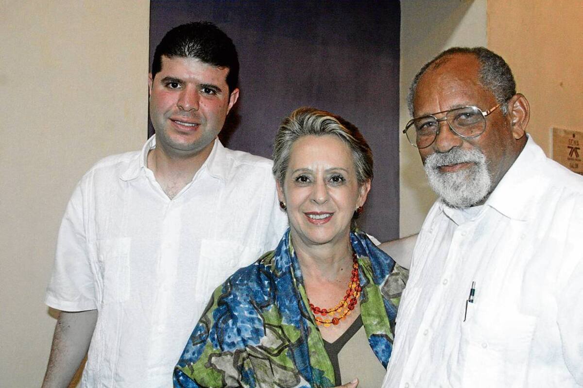 Rodolfo Martínez, Martha Pacheco y José Torres.