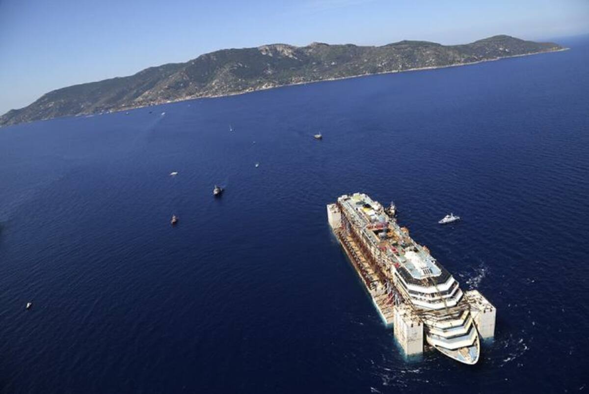 Crucero Costa Condordia. AFP PROTEZIONE CIVILE ITALIANA