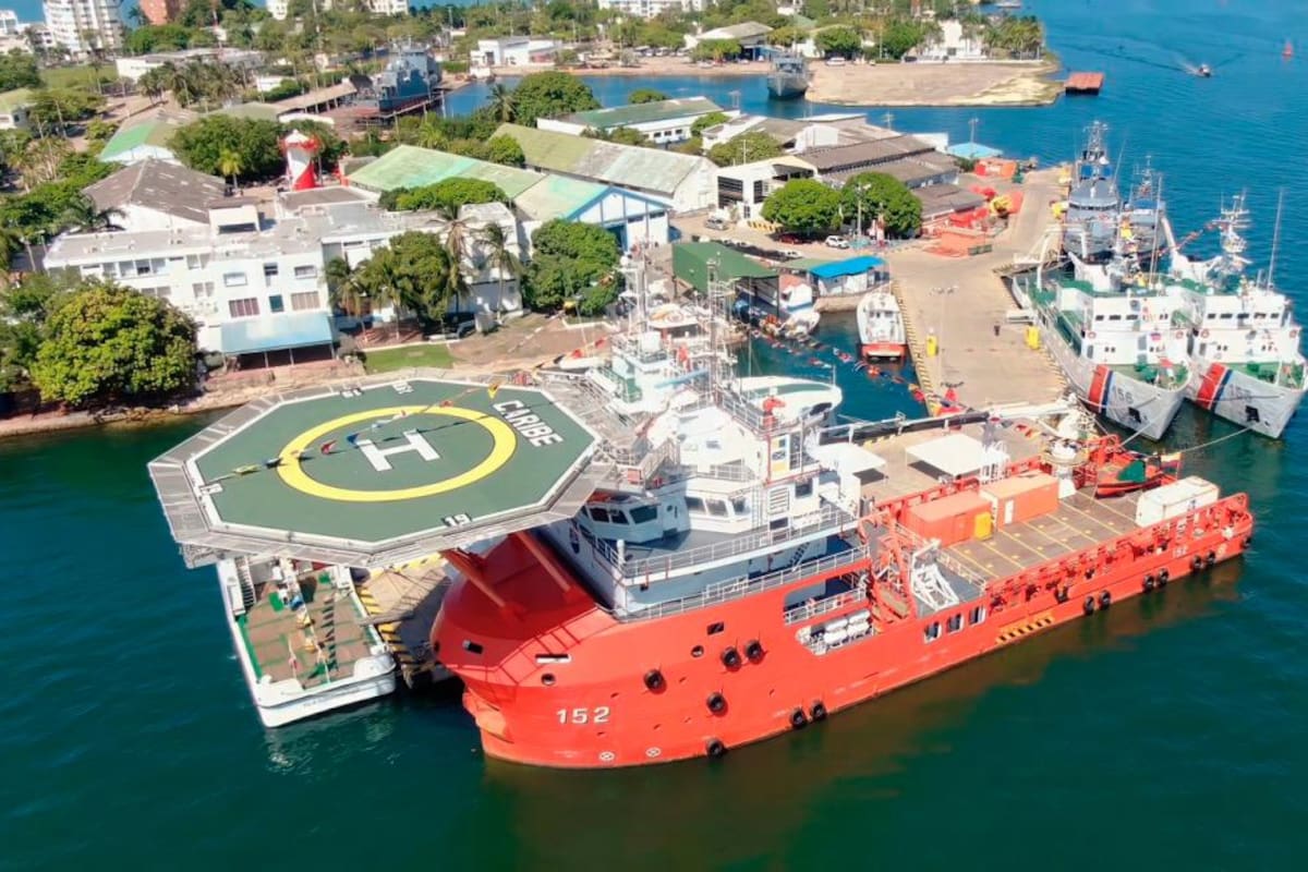 Buque ARC Caribe partió a una nueva campaña científico marina a La Guajira