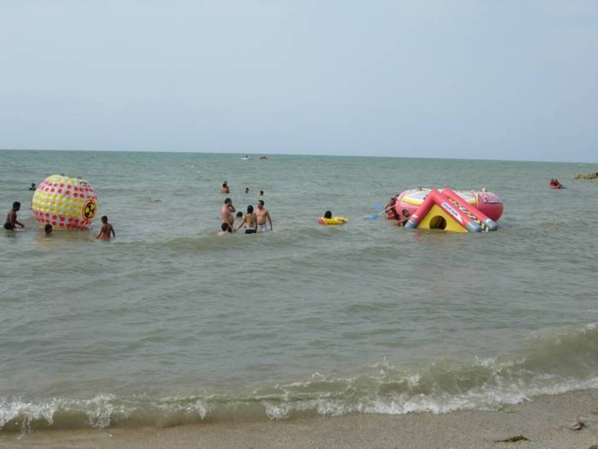 Las autoridades hacen un llamado para que los bañistas tomen precauciones a la hora de tomar baños de mar. Cortesía