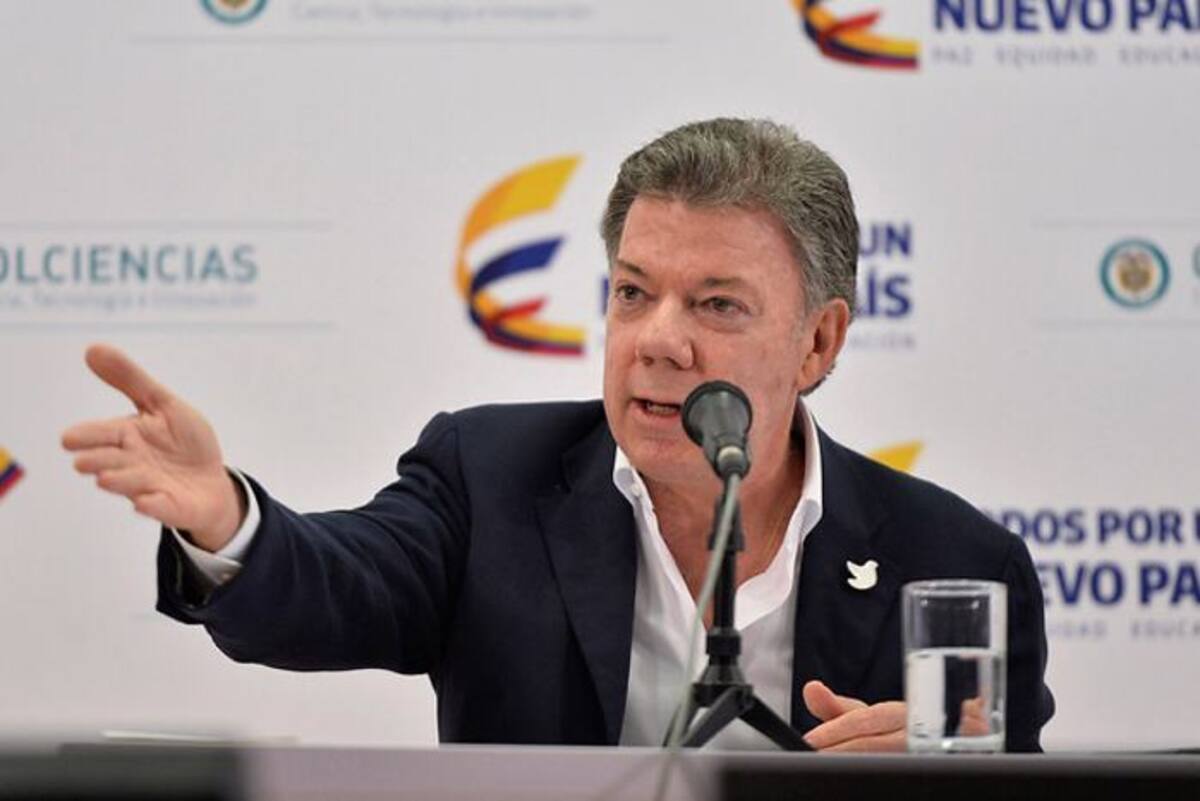 Juan Manuel Santos, presidente de la República. COLPRENSA