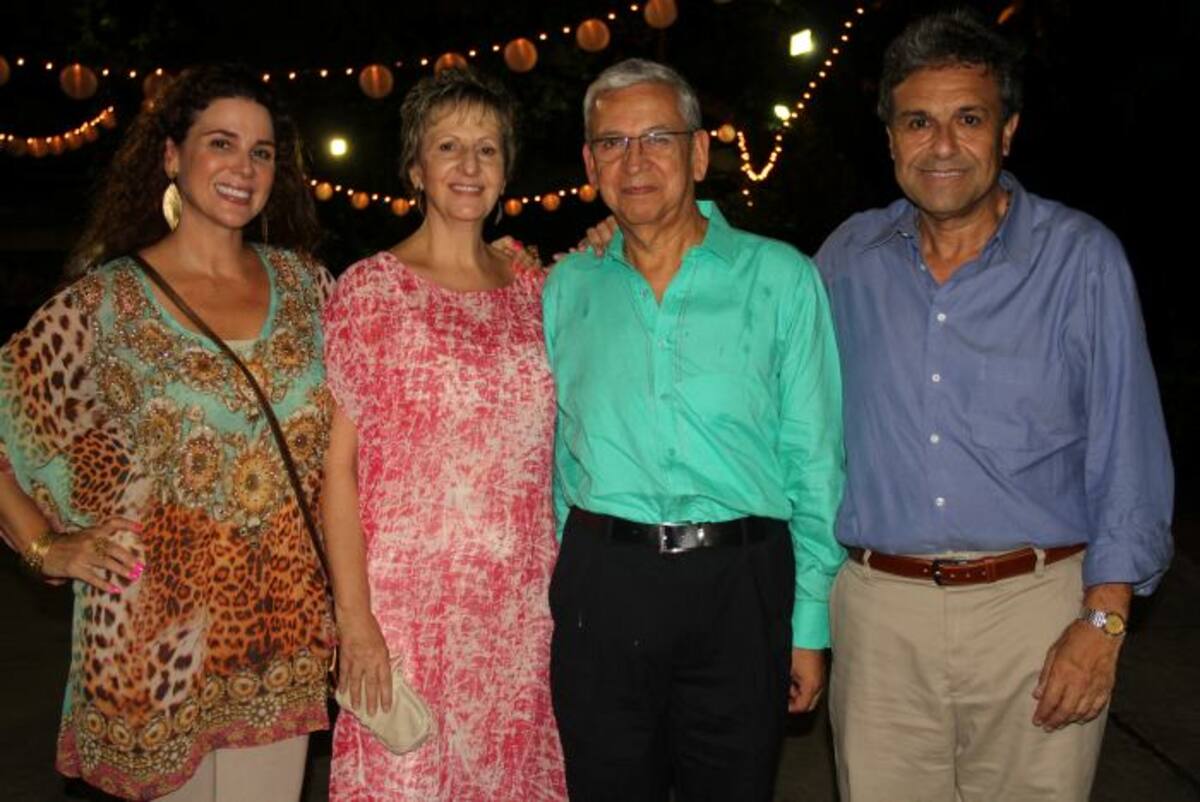 María Fernanda Villamarín, Claudia Brasseur; almirante Mauricio Soto y Junior Porras ZENIA VALDELAMAR-EL UNIVERSAL