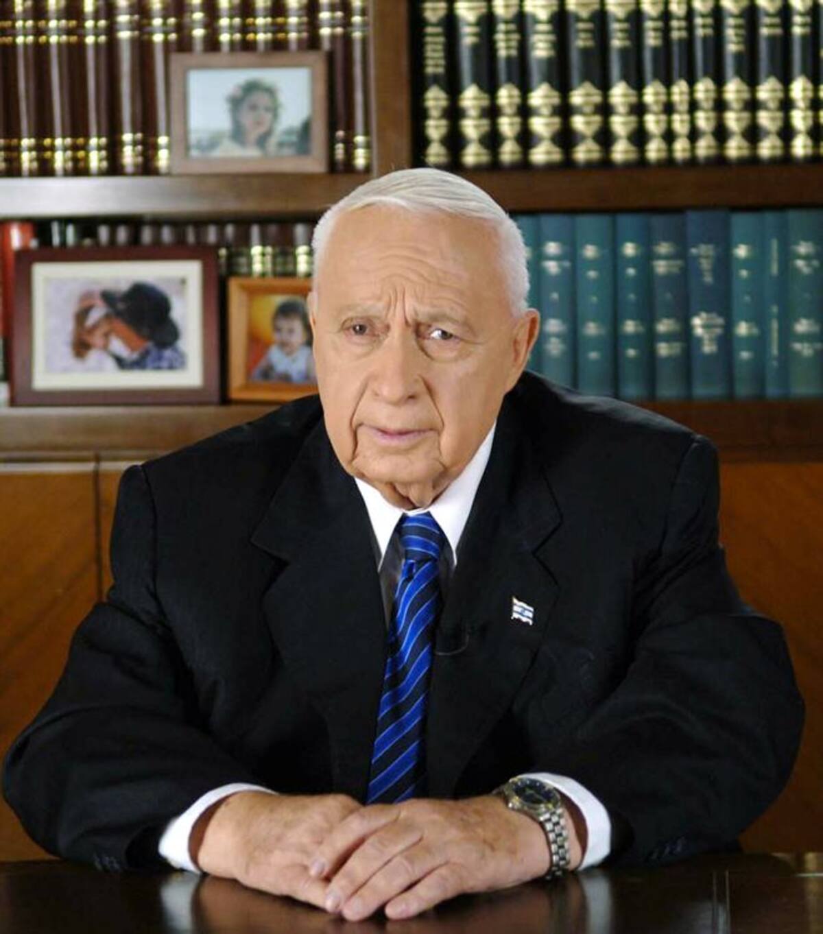 Ex primer ministro israelí Ariel Sharon. AFP AVI OHAYON