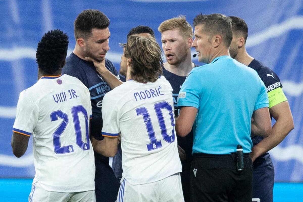 Imágenes del juego de vuelta entre Real Madrid y Manchester City, por la semifinal de la Champions League.