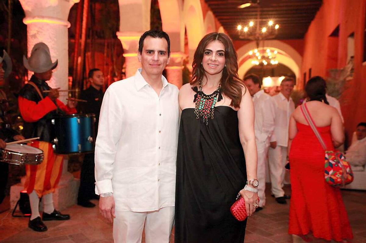 Samuel Tcherassi y Diana Janna.