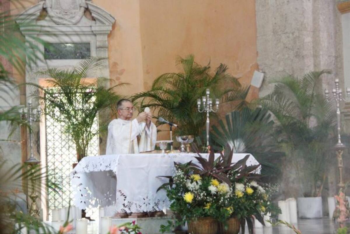 Recordó la instauración del sacramento de la Eucaristía y del Orden Sacerdotal. ANTONIO CANCHILA GARCÍA - ELUNIVERSAL.COM.CO