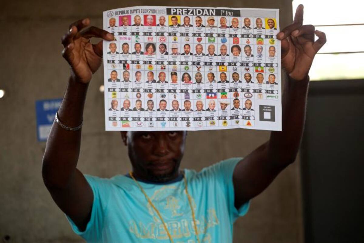 Votaciones en Haití. AP Dieu Nalio Chery