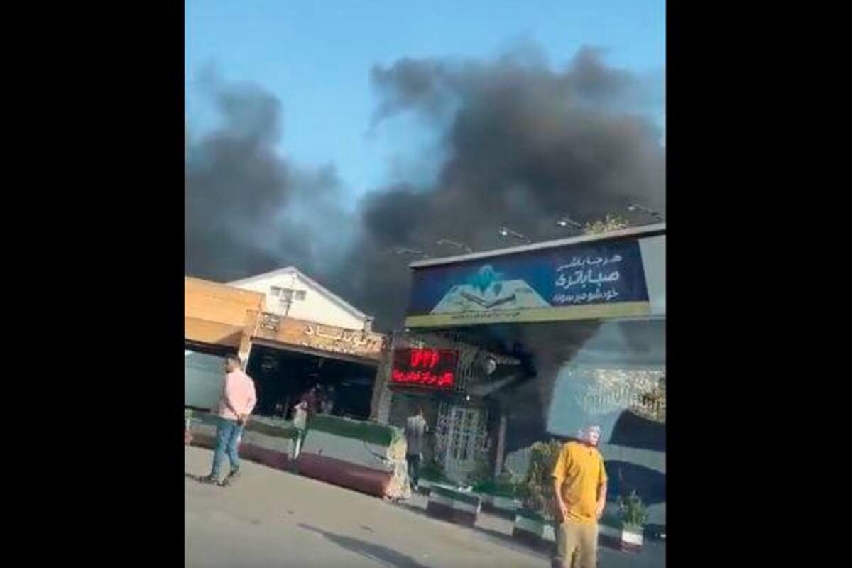 Video: explosión e incendio en almacén del Ministerio de Defensa de Irán