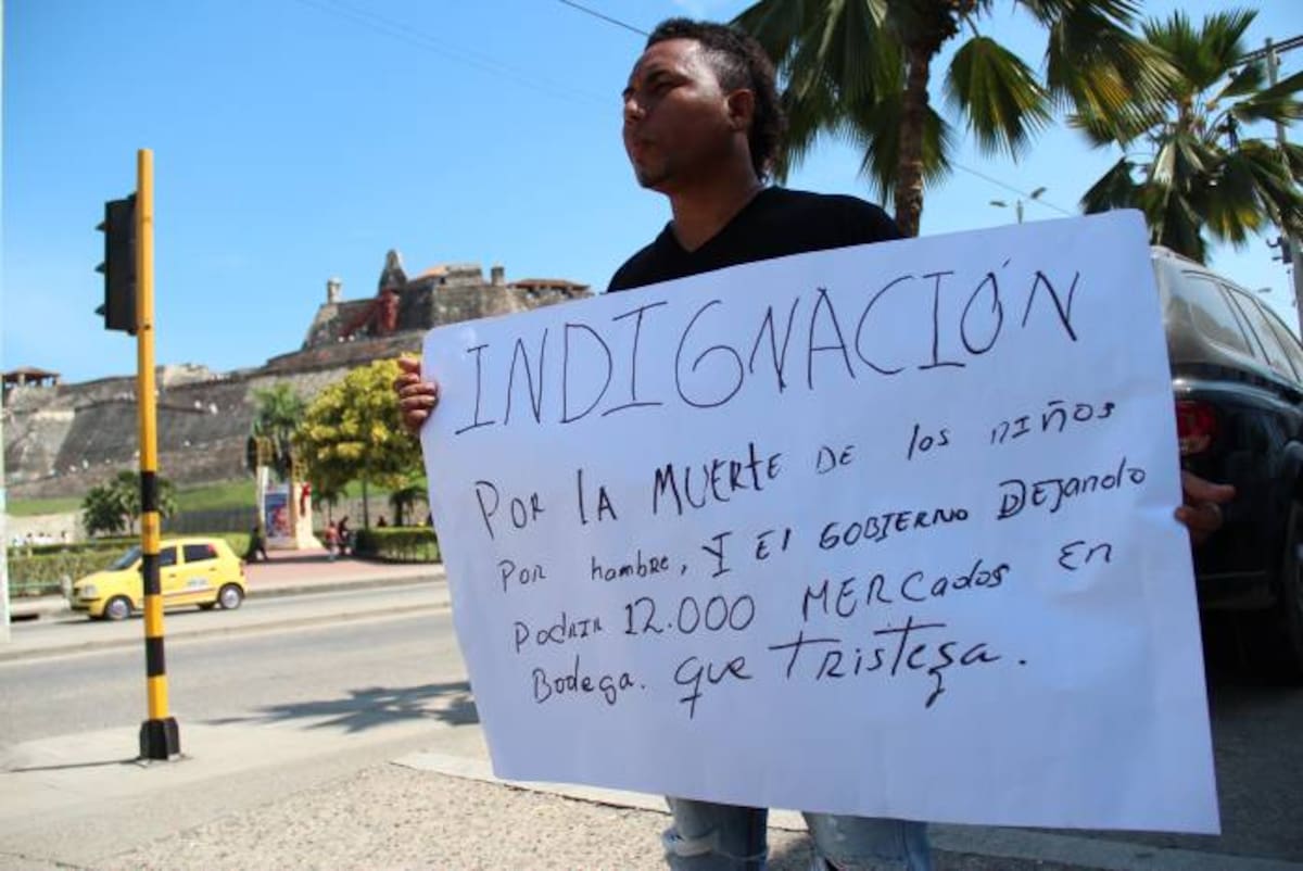 César Amín invita a la gente a que “no vote más por esos sinvergüenzas que apenas llegan al poder se olvidan de la gente”. EL UNIVERSAL, GERMÁN GÓMEZ POLO