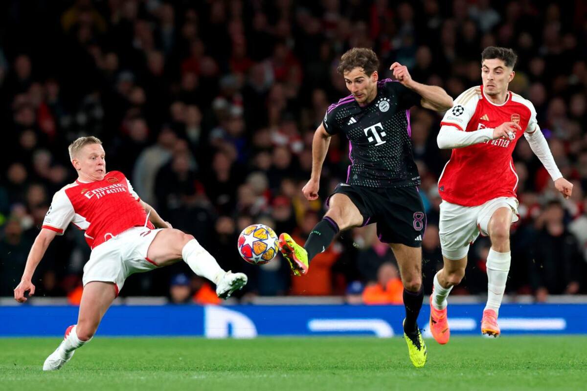 Arsenal y Bayern empatan en otro duelo de emociones