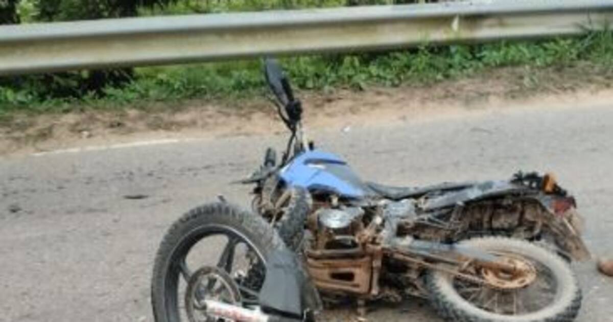Miguel García, the man who lost his life in a strong motorcycle crash: one injured