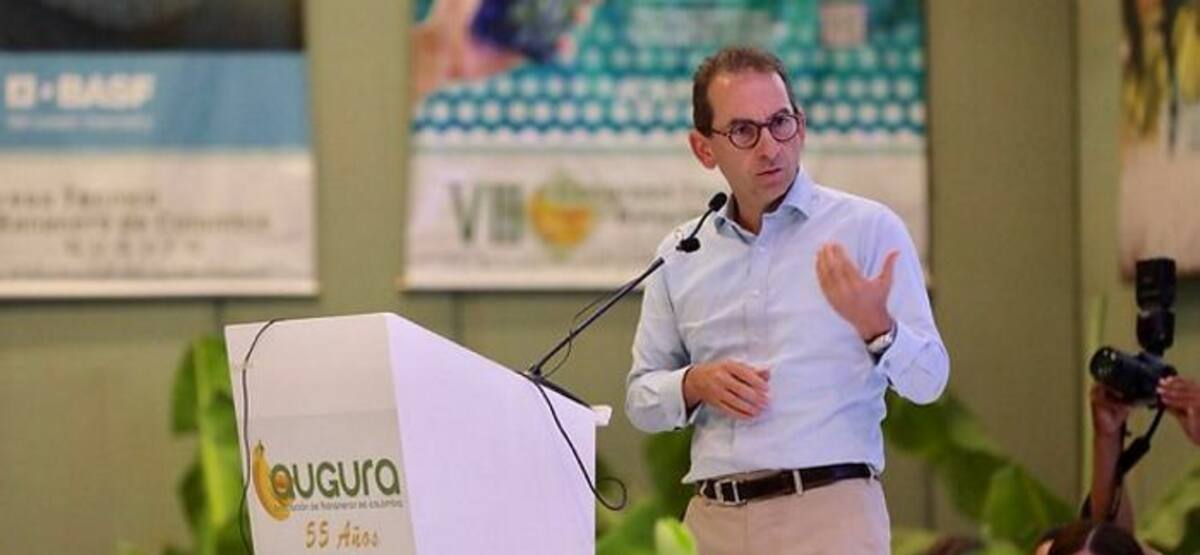 Ministro de Agricultura, Andrés Valencia. Colprensa
