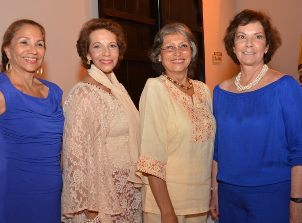 Paulina Padilla, Matilde Piñeres, María Victoria García y Rosina Cesáreo.