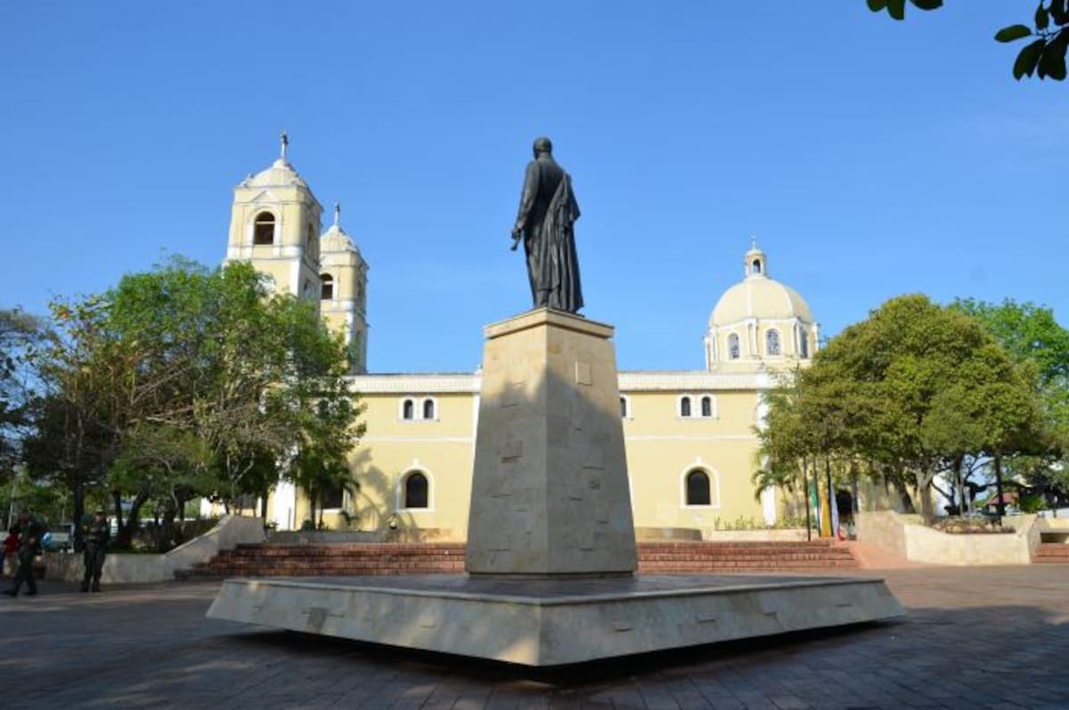 El Parque Santander de Sincelejo hoy embellecimiento. CORTESÍA