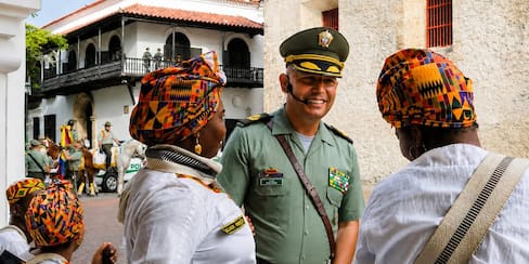 Policía en Bolívar rindió homenaje a la historia y cultura afrodescendiente