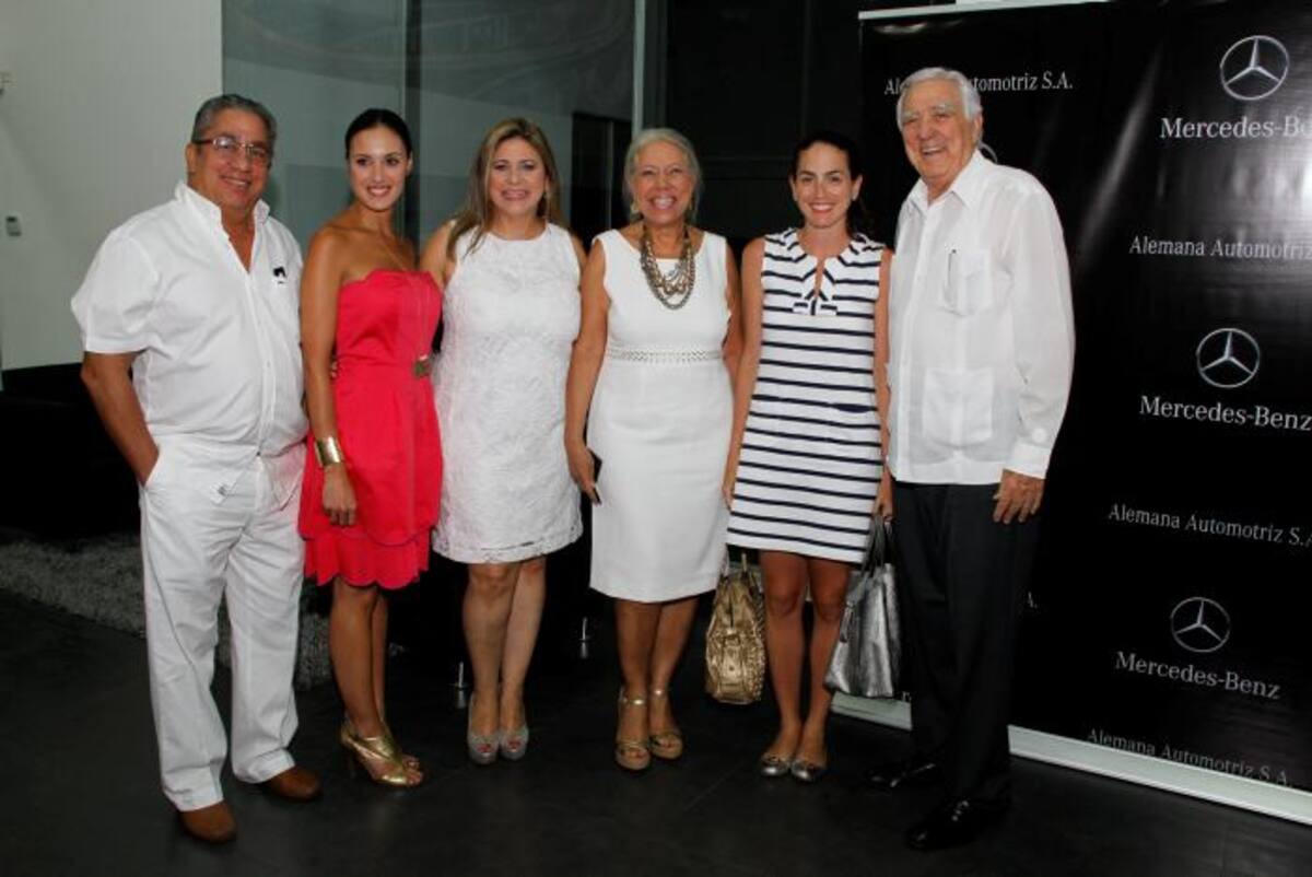 Fernando Marrugo, Marina Serrano, Claudia Lecompte, Manuela Berrocal, Ana Maty Trujillo y Roberto Gedeón. Maruja Parra-El Universal.