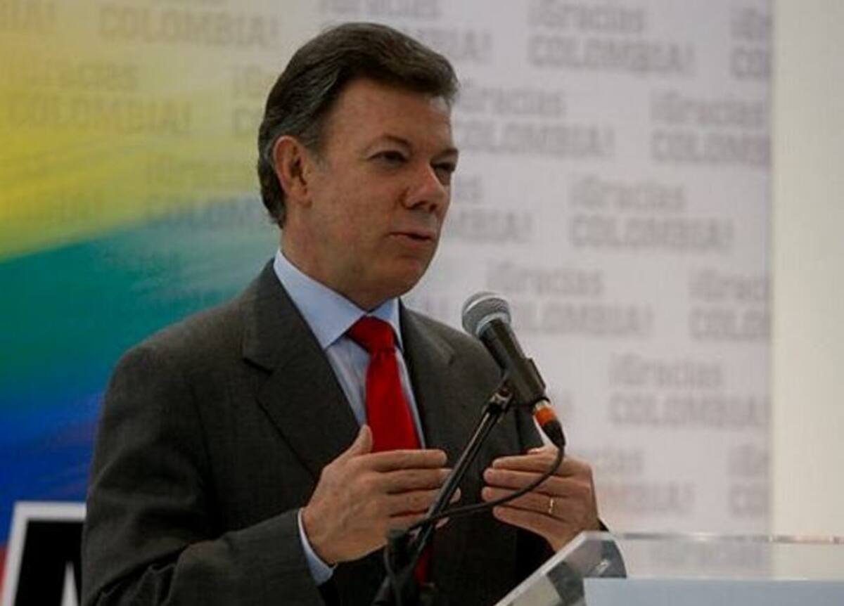 Juan Manuel Santos, presidente de la República. COLPRENSA