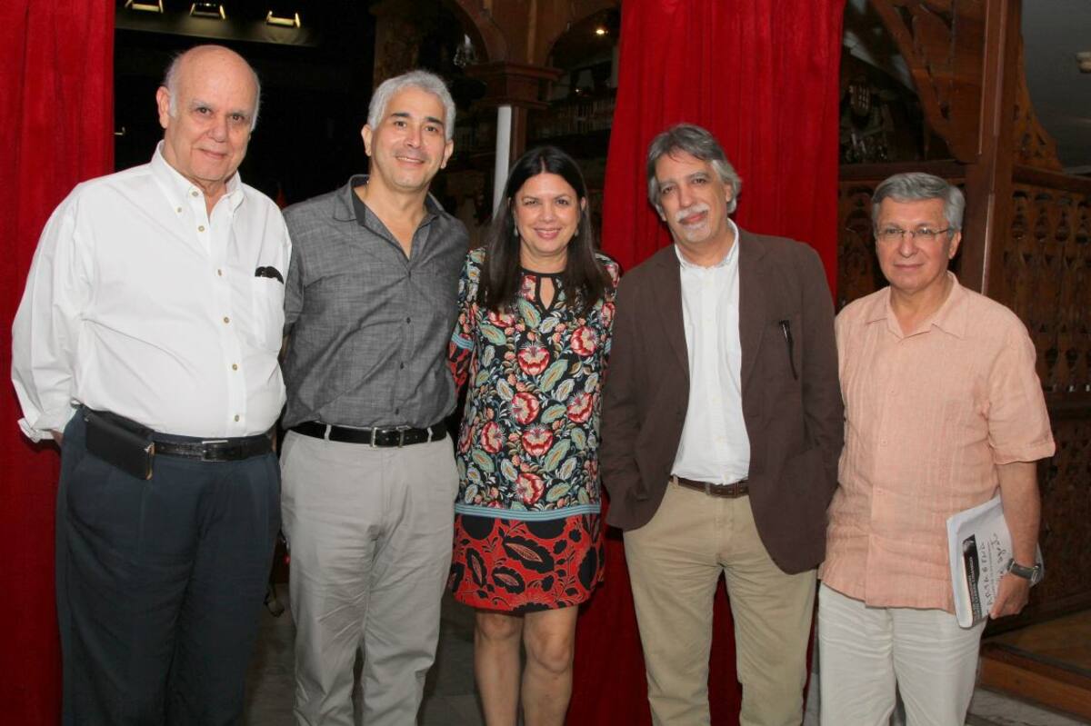 Rodolfo Segovia, Jaime Bonet, Inés Quintero, Armando Martínez y Rogelio Altez.