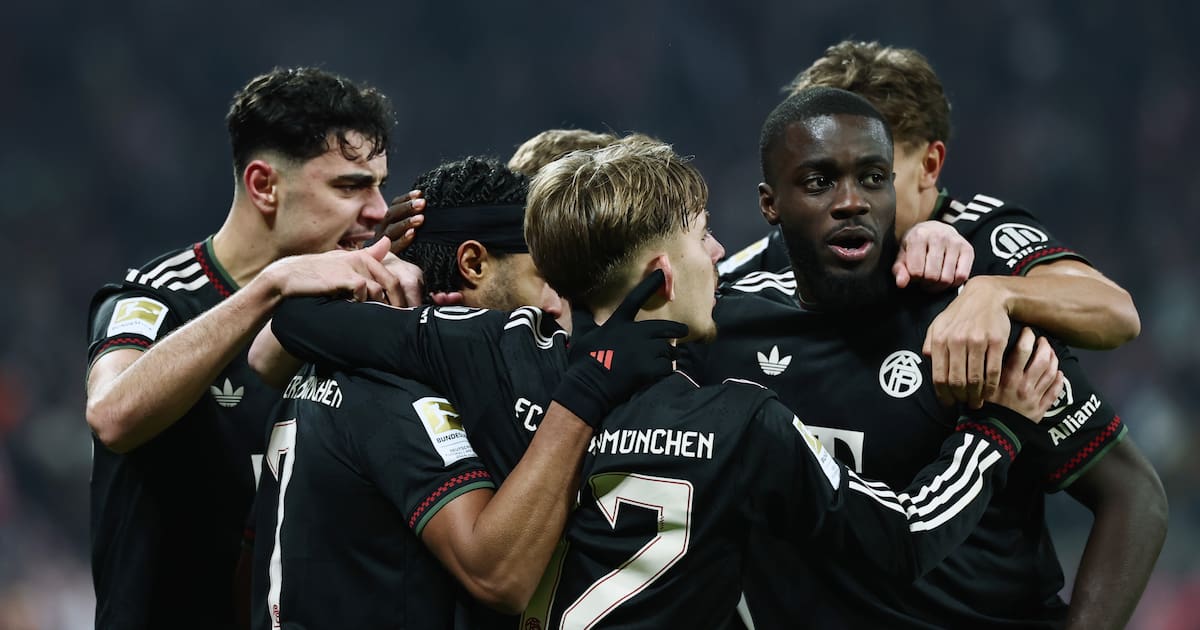 Luis Díaz estuvo presente en la imponente goleada del Bayern Múnich