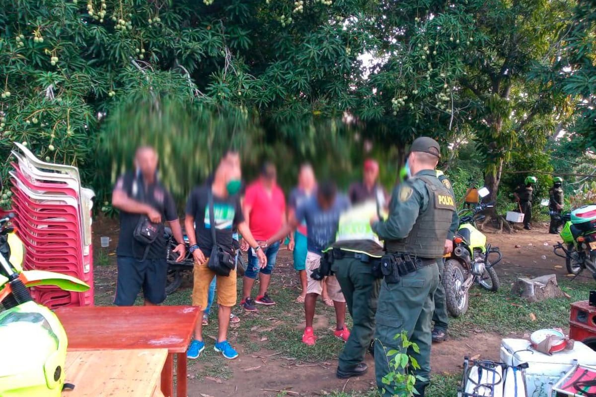 Apuestas de gallos clandestina en plena cuarentena en Lorica