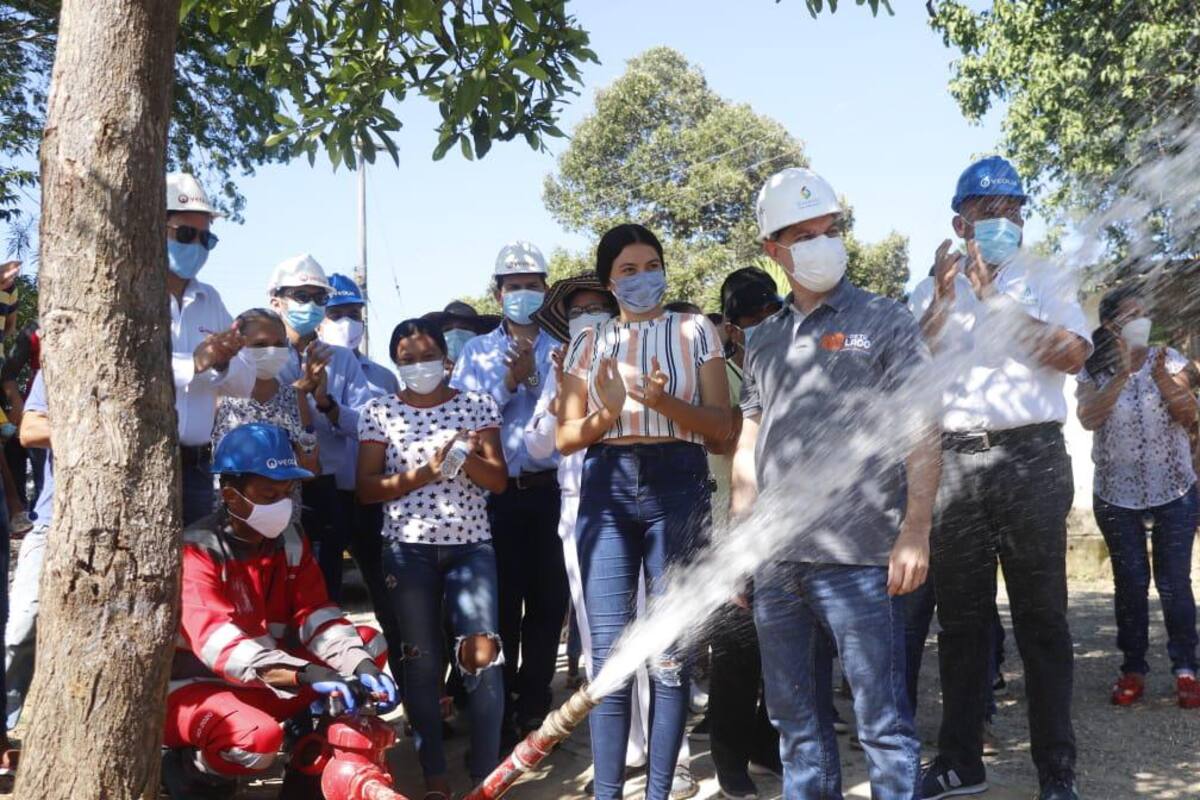 Habitantes de Las Majaguas y La Chivera reciben agua potable