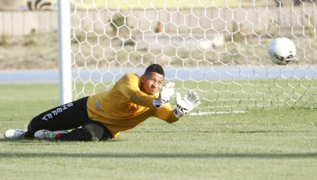 Walter Noriega, portero de Real Cartagena que regresa a la formación titular después tres meses fuera de las canchas. JULIO CASTAÑO/EL UNIVERSAL